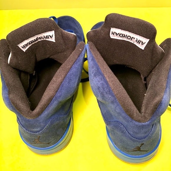 Nike Air Jordan 5V Retro Olympic Obsidian Men 11.5 - Picture 5 of 8